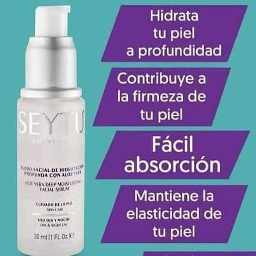 Suero Facial con Aloe Vera