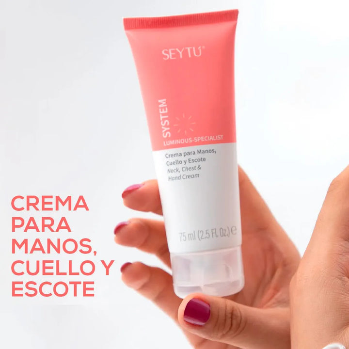 Crema para Manos, Cuello y Escote