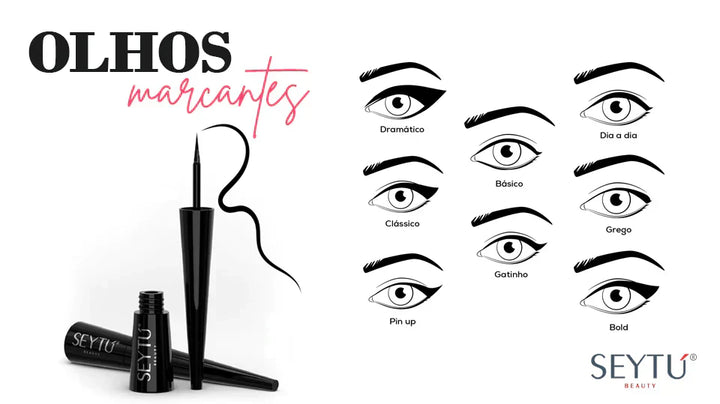 Delineador Líquido para Ojos Negro